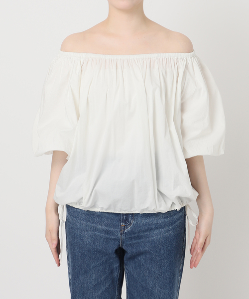 Spick and Span HYU オフショルブラウス 2025 ホワイト Spick and Span HYU オフショルブラウス 2025 ホワイト Spick＆Span