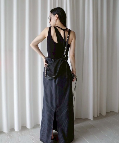 スカート AMERI MEDI WRAP LIKE WIDE WAIST SKIRT MEDI WRAP LIKE WIDE WAIST SKIRT（スカート）｜Ameri（アメリ