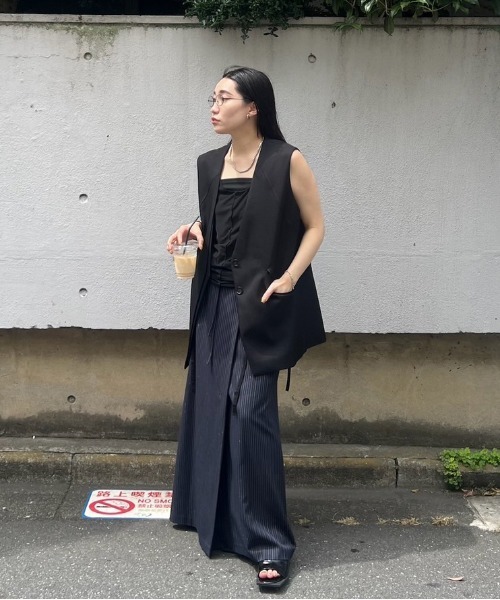 スカート AMERI MEDI WRAP LIKE WIDE WAIST SKIRT MEDI WRAP LIKE WIDE WAIST SKIRT（スカート）｜Ameri（アメリ