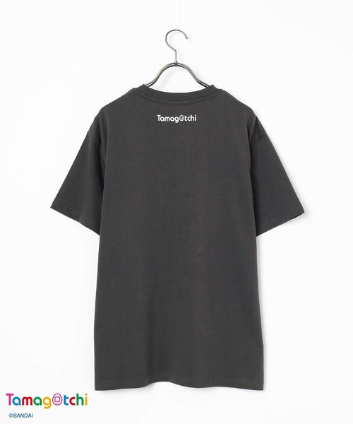 Honeys（ハニーズ）の「たまごっち／ゆるＴシャツ（Tシャツ/カットソー・レディース・オートミール/オレンジ/スミクロ/ミント/ピンク/ホワイト・L/M/S）」の16枚目の写真