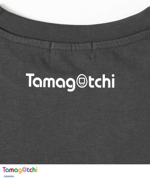 Honeys（ハニーズ）の「たまごっち／ゆるＴシャツ（Tシャツ/カットソー・レディース・オートミール/オレンジ/スミクロ/ミント/ピンク/ホワイト・L/M/S）」の18枚目の写真