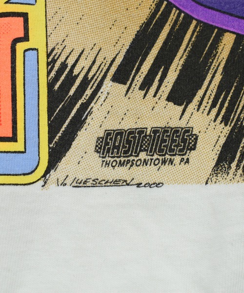LABORATORY R(ラボラトリーアール)の「【USED】Y2K Hanes “Eldora Million” レーシング Tシャツ(Tシャツ/カットソー・メンズ・ホワイト・LARGE)」の4枚目の写真