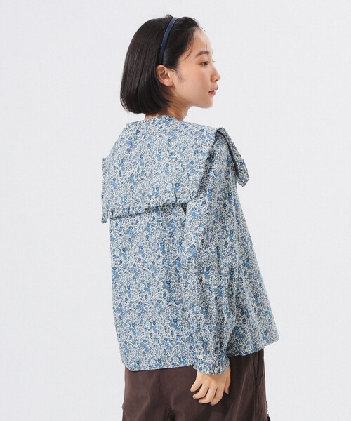 【専用】BEAMS BOY リバティ デタッチ フリルカラー シャツ BEAMS WOMEN｜リバティ デタッチ フリルカラー シャツ | Rakuten
