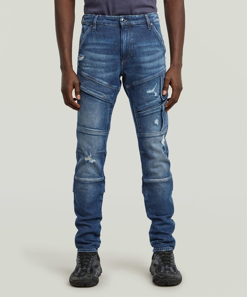 G-STAR(ジースター)の「AIRBLAZE 3D SKINNY JEANS/ヴィンテージライク立体裁断フィッシングウェアディテールスキニージーンズ(デニムパンツ・メンズ・インディゴブルー・32/30/31/30/30/30/29/30/28/30/33/30/34/30)」の1枚目の写真