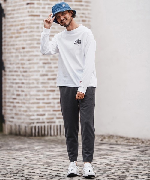 1minute 1second(ワンミニットワンセカンド)の「mlt5296-long sleeve t-shirt with speech bubble ロングスリーブTシャツ(Tシャツ/カットソー・メンズ・ホワイト×ブラック/ブラック×ホワイト/ホワイト×ピンク・S/M/L/XL)」の12枚目の写真
