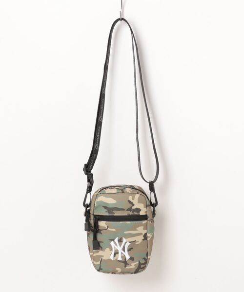MLB(メジャーリーグベースボール)の「MLB ショルダーバッグ1(ショルダーバッグ・レディース・ブラック×ブルー/ブラック/アニマル/ネイビー/ブラック×ホワイト/レオパード/グリーン系カモフラージュ/カモフラージュ・FREE)」の5枚目の写真