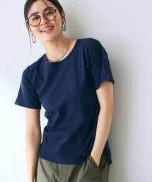 《汗染み防止》裾スリットベーシックTシャツ 動画あり【CROSS FUNCTION/クロスファンクション】