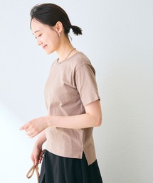 《汗染み防止》裾スリットベーシックTシャツ 動画あり【CROSS FUNCTION/クロスファンクション】