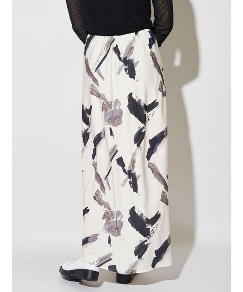 ELENDEEK（エレンディーク）の「オーレグリントナロースカート（スカート・レディース・ボルドー/ブラウン/アイボリー・01/02）」の10枚目の写真