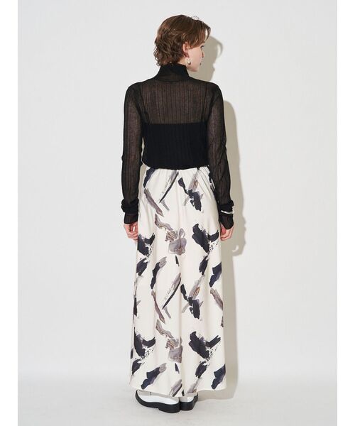 ELENDEEK（エレンディーク）の「オーレグリントナロースカート（スカート・レディース・ボルドー/ブラウン/アイボリー・01/02）」の12枚目の写真