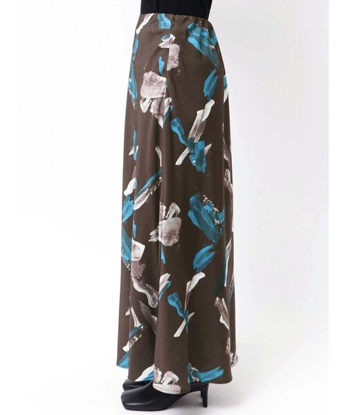 ELENDEEK（エレンディーク）の「オーレグリントナロースカート（スカート・レディース・ボルドー/ブラウン/アイボリー・01/02）」の22枚目の写真