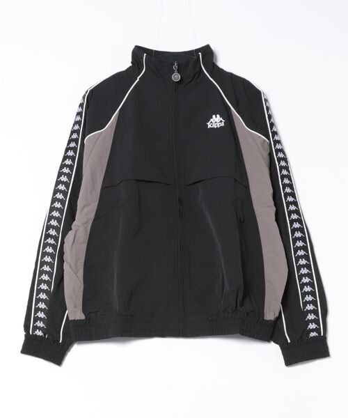 Kappa（カッパ）の「ナイロンジャケット（ナイロンジャケット・レディース・グレー/ブラック・LARGE/MEDIUM/SMALL）」の16枚目の写真