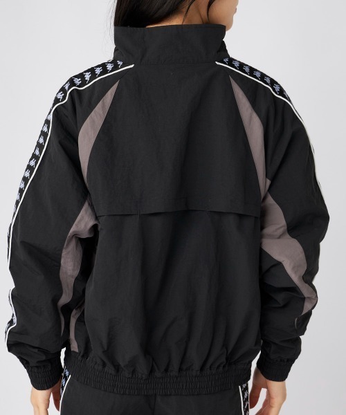Kappa（カッパ）の「ナイロンジャケット（ナイロンジャケット・レディース・グレー/ブラック・LARGE/MEDIUM/SMALL）」の5枚目の写真