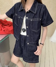 デニムセットアップ