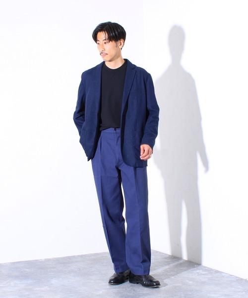 GLOSTER（グロスター）の「【WEB限定】ツータックフレンチチノ（チノパンツ・メンズ・ネイビー/ベージュ・マルチサイズ）」の20枚目の写真