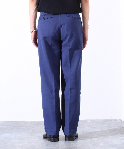 GLOSTER（グロスター）の「【WEB限定】ツータックフレンチチノ（チノパンツ・メンズ・ネイビー/ベージュ・マルチサイズ）」の8枚目の写真