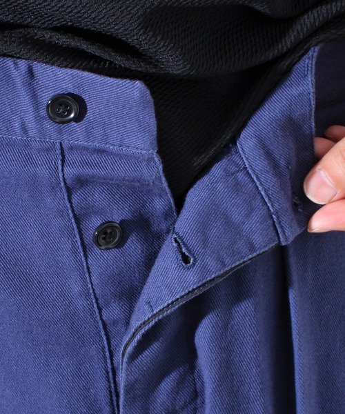 GLOSTER（グロスター）の「【WEB限定】ツータックフレンチチノ（チノパンツ・メンズ・ネイビー/ベージュ・マルチサイズ）」の4枚目の写真