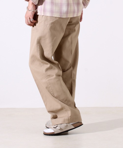 GLOSTER（グロスター）の「【WEB限定】ツータックフレンチチノ（チノパンツ・メンズ・ネイビー/ベージュ・マルチサイズ）」の22枚目の写真