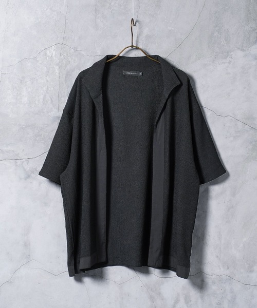 jiggys shop(ジギーズショップ)の「羽織り専用 ボタンレス 半袖 シャツ(シャツ/ブラウス・メンズ・ブラック/ホワイト/オレンジ・MEDIUM/LARGE/X-LARGE)」の10枚目の写真