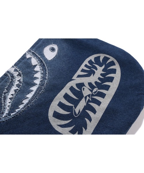 ABATHING APE シャーク　ジップアップパーカー　青　Sサイズ ABATHING APE シャーク ジップアップパーカー 青 Sサイズ A