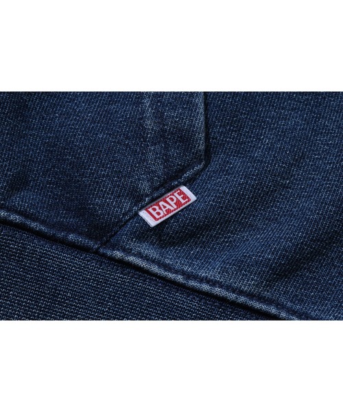 INDIGO SHARK FULL ZIP HOODIE（パーカー）｜A BATHING APE（ア
