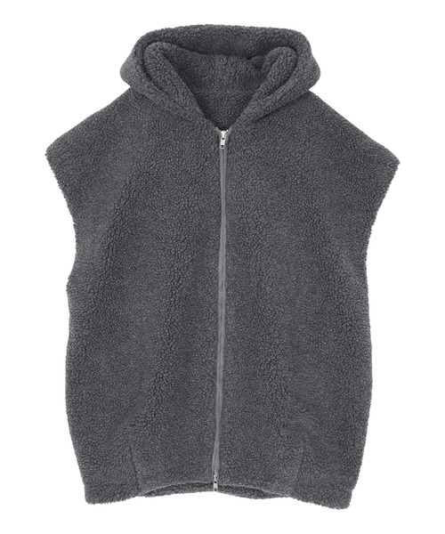 セール】フーディーボアベスト（ベスト）｜ur's（ユアーズ）の