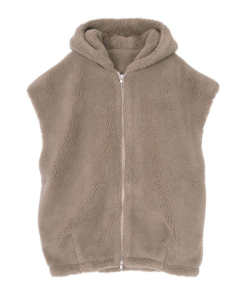 セール】フーディーボアベスト（ベスト）｜ur's（ユアーズ）の