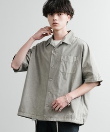 Audience（オーディエンス）の「Audience オーディエンス ピグメントホースクロスドローコードバルーンオープンカラーハーフスリーブシャツ AUD6630（シャツ/ブラウス）」