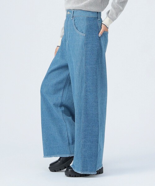 BEAMS HEART（ビームスハート）の「脇 ライン デニム パンツ