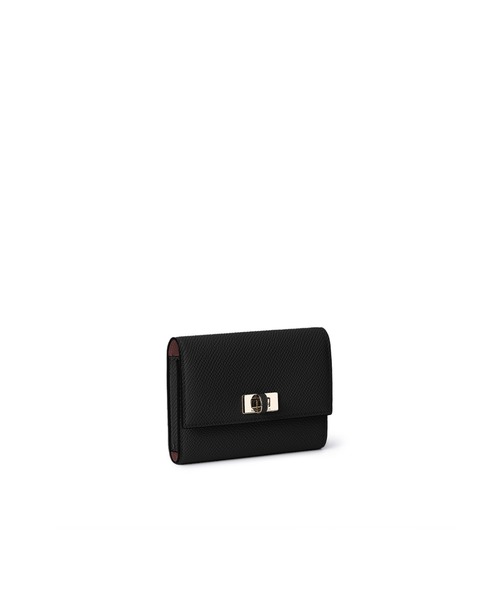 ボナペンチュラ ブラック二つ折り財布 セール】BONAVENTURA｜ボナベンチュラの財布（ブラック/黒色系・二