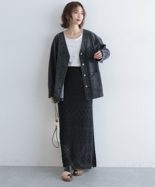 studio CLIP(スタディオクリップ)の「コットンレイヤードタンクトップ(タンクトップ・レディース・ライトブルー/ネイビー/オフホワイト/ブラック/ラベンダー/ブラウン・LARGE/MEDIUM)」の9枚目の写真