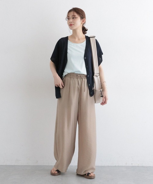 studio CLIP(スタディオクリップ)の「コットンレイヤードタンクトップ(タンクトップ・レディース・ライトブルー/ネイビー/オフホワイト/ブラック/ラベンダー/ブラウン・LARGE/MEDIUM)」の15枚目の写真