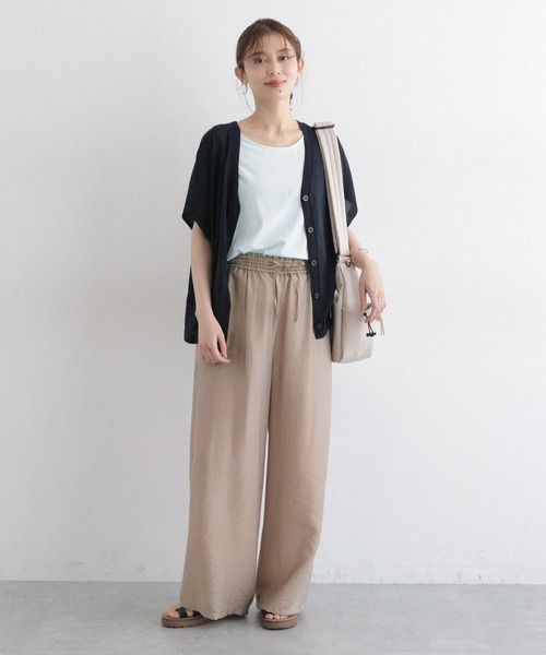 studio CLIP(スタディオクリップ)の「コットンレイヤードタンクトップ(タンクトップ・レディース・ライトブルー/ネイビー/オフホワイト/ブラック/ラベンダー/ブラウン・LARGE/MEDIUM)」の16枚目の写真