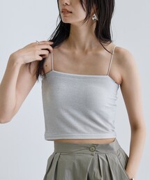 GALLEST | 【一部店舗限定】カップ付きラメキャミソール(タンクトップ)