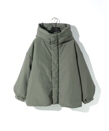 MIDIUMISOLID（ミディウミソリッド）の「MIDIUMISOLID フード付きパディングブルゾン（ダウンジャケット/コート）」