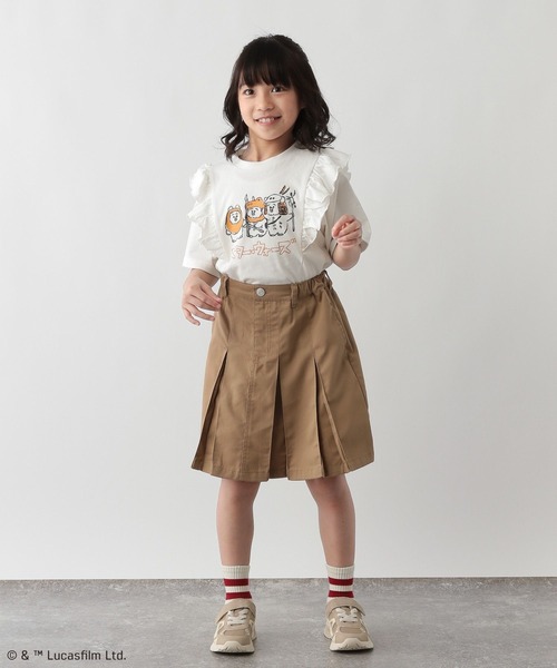 FOUND GOOD（ファウンドグッド）の「スターウォーズ/GフリルTEE5S（Tシャツ/カットソー・キッズ・ホワイト系5/ピンク系2/グレー系2・120cm/150cm/130cm/140cm）」の19枚目の写真