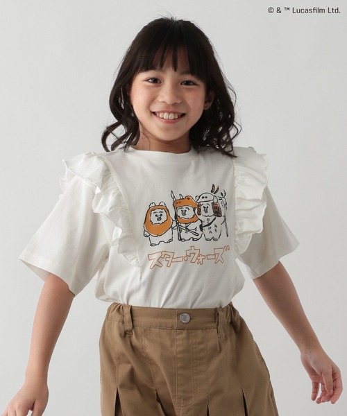 FOUND GOOD（ファウンドグッド）の「スターウォーズ/GフリルTEE5S（Tシャツ/カットソー・キッズ・ホワイト系5/ピンク系2/グレー系2・120cm/150cm/130cm/140cm）」の20枚目の写真
