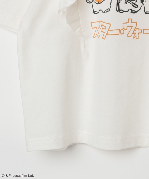 FOUND GOOD（ファウンドグッド）の「スターウォーズ/GフリルTEE5S（Tシャツ/カットソー・キッズ・ホワイト系5/ピンク系2/グレー系2・120cm/150cm/130cm/140cm）」の11枚目の写真