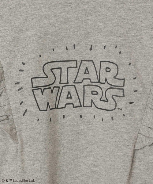 FOUND GOOD（ファウンドグッド）の「スターウォーズ/GフリルTEE5S（Tシャツ/カットソー・キッズ・ホワイト系5/ピンク系2/グレー系2・120cm/150cm/130cm/140cm）」の6枚目の写真