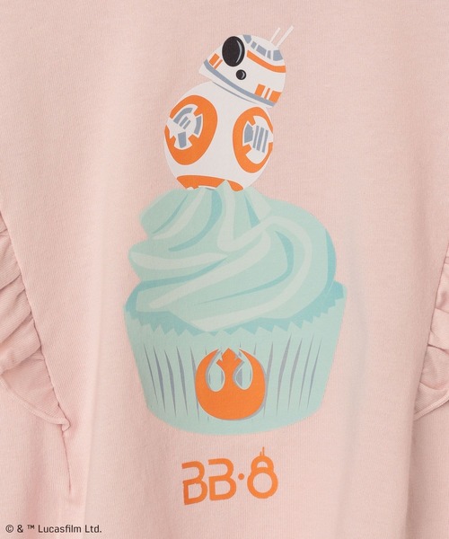 FOUND GOOD（ファウンドグッド）の「スターウォーズ/GフリルTEE5S（Tシャツ/カットソー・キッズ・ホワイト系5/ピンク系2/グレー系2・120cm/150cm/130cm/140cm）」の7枚目の写真