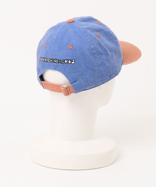 TOY　MACHINE（トイ　マシーン）の「TOY MACHINE/トイマシーン TMC SKB3 BICOLORCAP キャップ 252045006（キャップ・メンズ・ブルー/ブラック/ベージュ・FREE）」の4枚目の写真