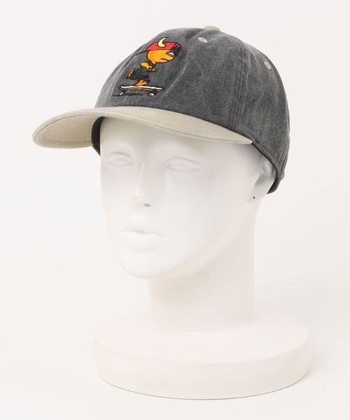 TOY　MACHINE（トイ　マシーン）の「TOY MACHINE/トイマシーン TMC SKB3 BICOLORCAP キャップ 252045006（キャップ・メンズ・ブルー/ブラック/ベージュ・FREE）」の7枚目の写真