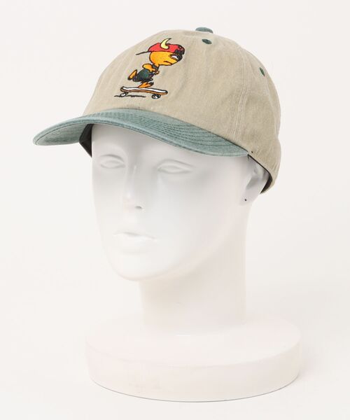 TOY　MACHINE（トイ　マシーン）の「TOY MACHINE/トイマシーン TMC SKB3 BICOLORCAP キャップ 252045006（キャップ・メンズ・ブルー/ブラック/ベージュ・FREE）」の8枚目の写真