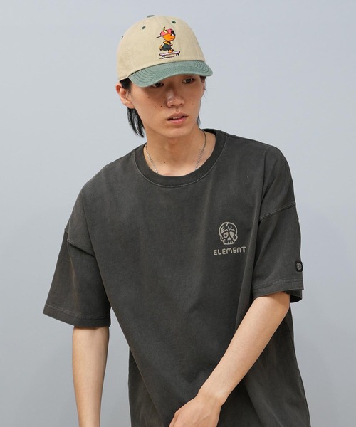 TOY　MACHINE（トイ　マシーン）の「TOY MACHINE/トイマシーン TMC SKB3 BICOLORCAP キャップ 252045006（キャップ・メンズ・ブルー/ブラック/ベージュ・FREE）」の12枚目の写真