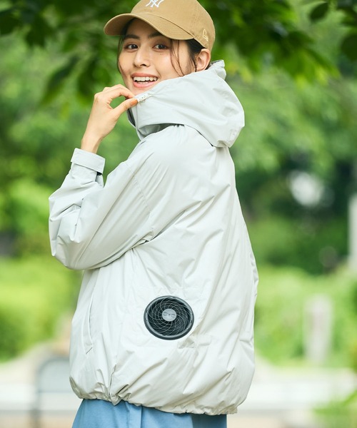 空調服(R) 晴雨兼用冷感UVマウンテンパーカー【CROSS FUNCTION