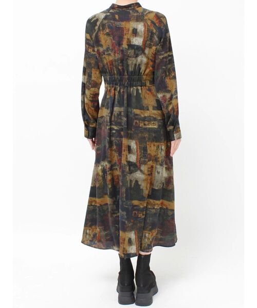 ニュアンスパターンマキシワンピース（ワンピース）｜MURUA（ムルーア