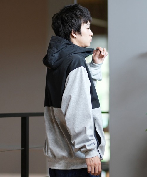 Columbia(コロンビア)の「columbia/コロンビア ウィルキンソンコーブフーディ ジップアップ ルーズシルエット 防風 PM0539(パーカー・メンズ・ヘザーグレー/ベージュ/ブルーグリーン/ブラック・XL/S/L/M)」の12枚目の写真