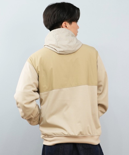 Columbia(コロンビア)の「columbia/コロンビア ウィルキンソンコーブフーディ ジップアップ ルーズシルエット 防風 PM0539(パーカー・メンズ・ヘザーグレー/ベージュ/ブルーグリーン/ブラック・XL/S/L/M)」の18枚目の写真