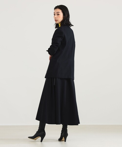 Demi-Luxe BEAMS（デミルクス ビームス）の「【1/15再値下げ】AK+1 / ウール ソリッド 2ボタン ジャケット（テーラードジャケット・レディース・ネイビー・36/38）」の6枚目の写真