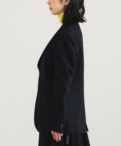 Demi-Luxe BEAMS（デミルクス ビームス）の「【1/15再値下げ】AK+1 / ウール ソリッド 2ボタン ジャケット（テーラードジャケット・レディース・ネイビー・36/38）」の10枚目の写真